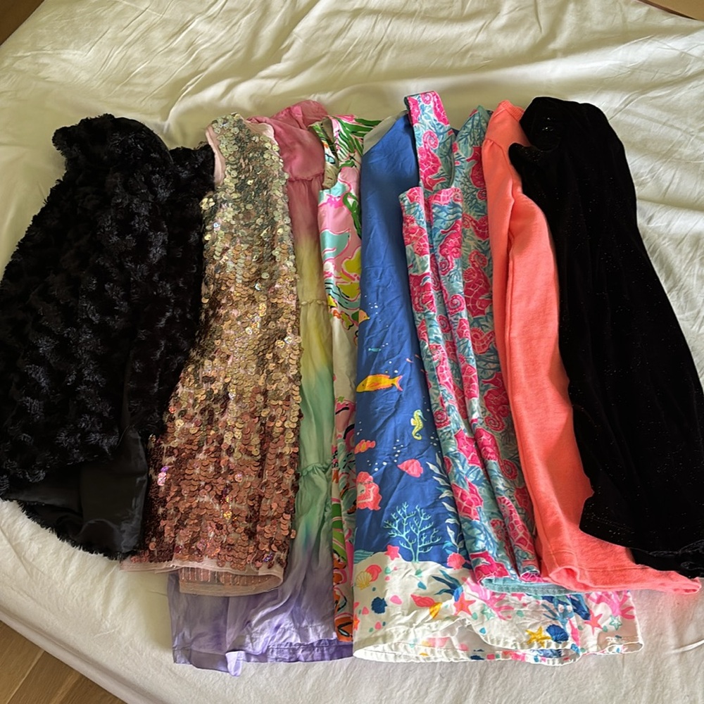 Girls Dress Clothing Lot 5-6y and girls small sizes